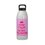 [Two hearts] keep calm and be my valentine  Liberty Bottles Drinking Bottles
