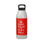 [Crown] keep calm and play ball  Liberty Bottles Drinking Bottles
