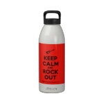 [Electric guitar] keep calm and rock out  Liberty Bottles Drinking Bottles