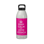 [Crown] keep calm and love jessica  Liberty Bottles Drinking Bottles