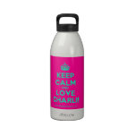 [Crown] keep calm and love charli!  Liberty Bottles Drinking Bottles