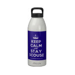 [Knitting crown] keep calm and stay scouse  Liberty Bottles Drinking Bottles