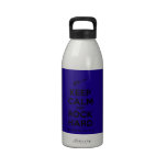 [Electric guitar] keep calm and rock hard  Liberty Bottles Drinking Bottles