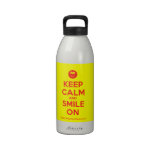 [Smile] keep calm and smile on  Liberty Bottles Drinking Bottles