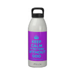 [Crown] keep calm i'm nothing without god  Liberty Bottles Drinking Bottles