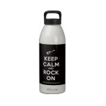 [Electric guitar] keep calm and rock on  Liberty Bottles Drinking Bottles