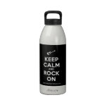 [Electric guitar] keep calm and rock on  Liberty Bottles Drinking Bottles