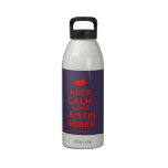 [Two hearts] keep calm, love justin beiber  Liberty Bottles Drinking Bottles