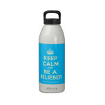 [Crown] keep calm and be a belieber  Liberty Bottles Drinking Bottles