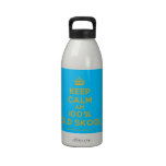 [Crown] keep calm am 100% old skool  Liberty Bottles Drinking Bottles