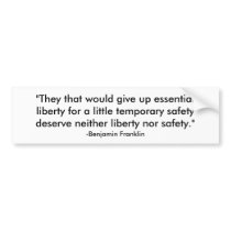 liberty bumper stickers