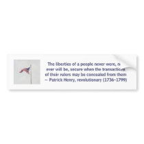 LIBERTY - bumper sticker bumper stickers