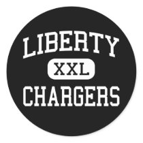 Liberty - Chargers - High - Kissimmee Florida stickers by customteamsportswear Liberty - Chargers - High - Kissimmee Florida stickers
