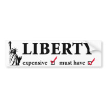 Liberty Checklist bumper stickers