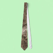 'Liberty Cries' necktie brown ties