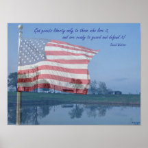 Liberty, Daniel Webster, Poster