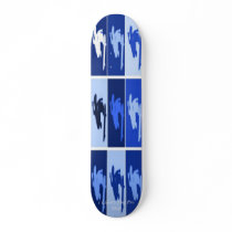 LIBERTY DOG PRO SHOP BLUE TONED BORDER DECK skateboards by libertydogmerch LIBERTY DOG PRO SHOP BLUE TONED BORDER DECK skateboards