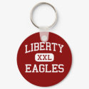 Liberty - Eagles - High School - Liberty Illinois keychains by customteamsportswear Liberty - Eagles - High School - Liberty Illinois keychains
