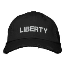 LIBERTY embroidered hats by vigilantpa1adin LIBERTY embroidered hats
