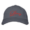 Liberty Embroidered Hat (Red) embroidered hats by Libertymaniacs Liberty Embroidered Hat (Red) embroidered hats