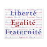 Liberty Equality Fraternity 14 Juillet Postcards postcards