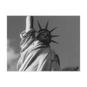 liberty face black & white postcards
