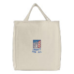 Liberty for All Statue of Liberty Embroidered Tote embroidered bags