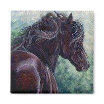 Liberty -  Friesian Horse Magnet