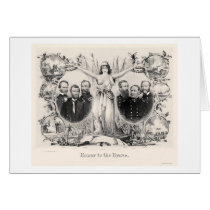 Liberty Honors the Brave by Kimmel & Forster 1865 cards