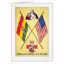 Liberty Humanity Bolivia Red Cross WPA cards