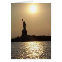 Liberty Island Greeting Card