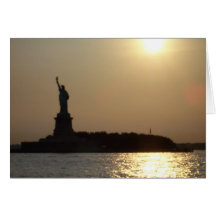 Liberty Island Greeting Card