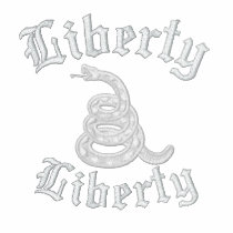 Liberty or Death Embroidered Hoodie embroidered shirts