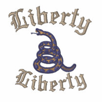 Liberty or Death Embroidered Hoodie embroidered shirts