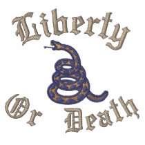 Liberty or Death Embroidered Top embroidered shirts