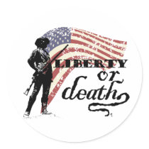Liberty or Death Minutemen Stickers