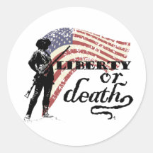 Liberty or Death Minutemen Stickers