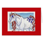 Liberty Patriotic Horse Greeting Card