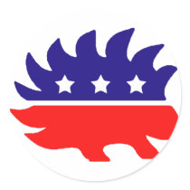 Liberty porcupine stickers by BillOfMYRights Liberty porcupine stickers