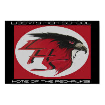 LIBERTY REDHAWKS posters