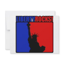 Liberty Rocks! invitations