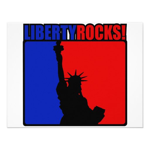 Liberty Rocks! Personalized Invitation