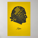 LIBERTY SERIES - Thomas Jefferson Abstract Thought Poster