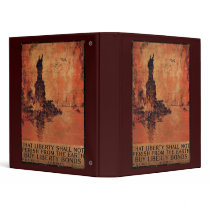 Liberty Shall Not Perish From The Earth Vinyl Binder