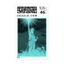 Liberty Shines Thru the Night postage