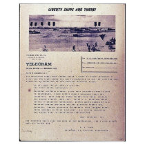 Liberty Ships Are There! flyers