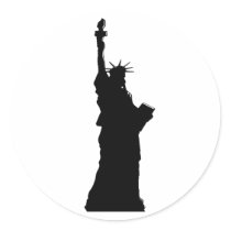 Liberty Silhouette stickers