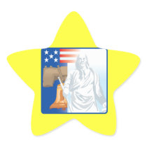 Liberty Star Sticker