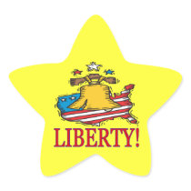 Liberty Star Stickers