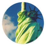 liberty round stickers
